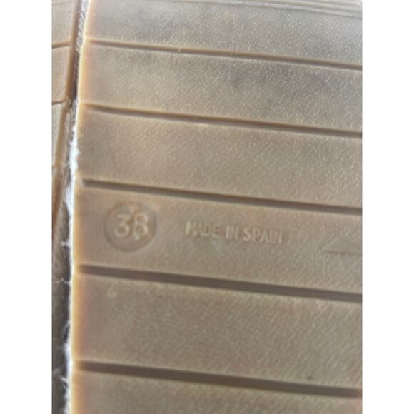 Love Shack Fancy Manebi Floral Open Toe Summer Sandal Size 38 Size 8 US - Picture 9 of 11